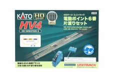 KATO-Lemke K3-114 - H0 - Gleis-Set HV4, Gleiswechsel mit elektrischen Weichen R 867mm